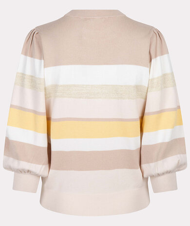 ESQUALO Sweater striped Yellow