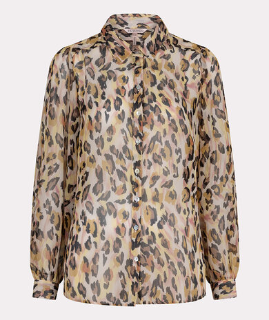 ESQUALO Blouse basic Leopard Dream