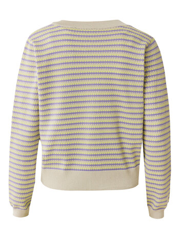 Mexx Striped knit cardigan/Lavender