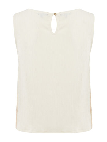 Mexx Crochet sleeveless top/Cream