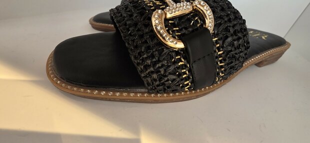 Slipper zwart