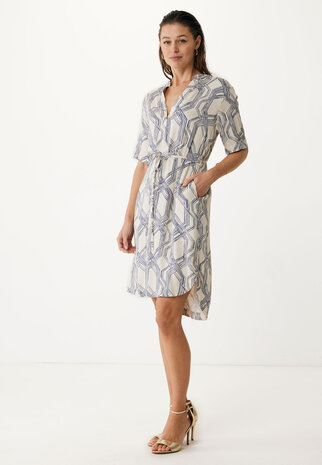 Mexx Regular swirl chain print dress