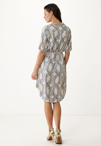 Mexx Regular swirl chain print dress