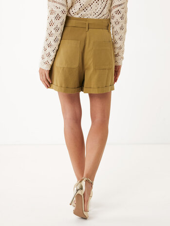Mexx Paperbag shorts camouflage green