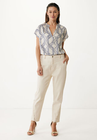 Mexx Swirl chain print blouse