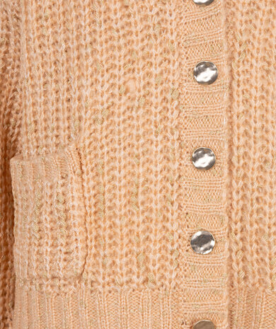 Esqualo Cardigan oversize lurex - Candy