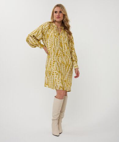 ESQUALO Dress golden zebra