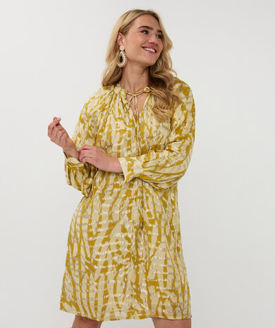 ESQUALO Dress golden zebra