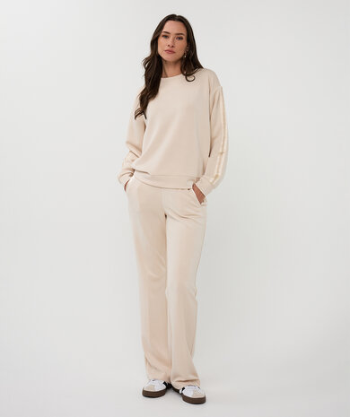 Esqualo Sweater rhinestones modal - natural