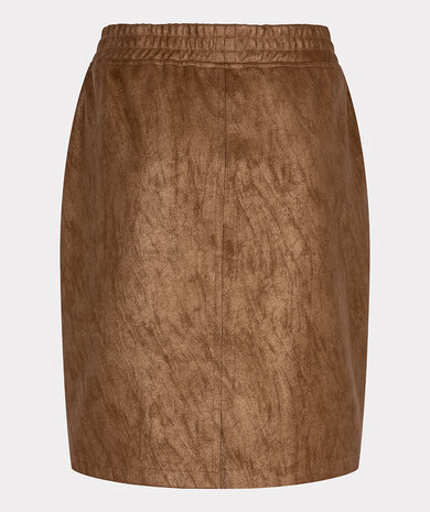 ESQUALO Skirt sporty metallic PU