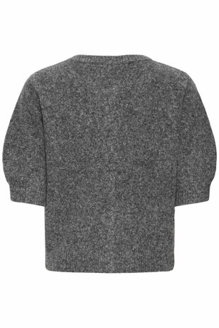 B-Young BYOMEA DECO CARDIGAN - Dark Grey Melange