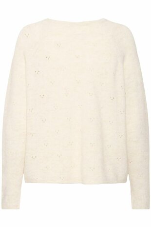 B-Young BYMONNA VNECK JUMPER - Birch Melange