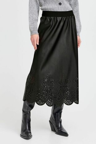 B-Young BYDENSIO SKIRT - Meteorite - Black