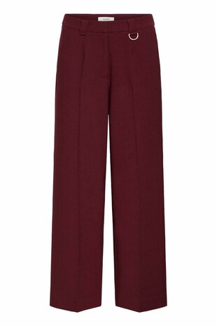 B-Young BYDANTA WIDE LEG PANTS - Roan Rouge Mel