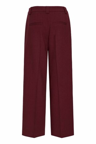 B-Young BYDANTA WIDE LEG PANTS - Roan Rouge Mel