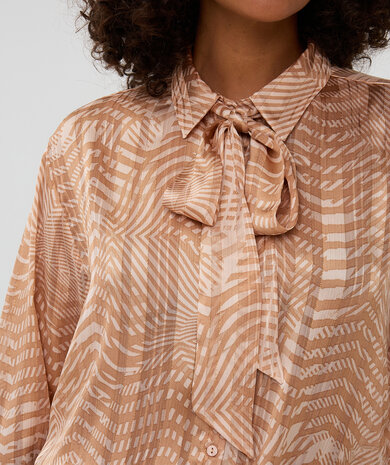 Esqualo Blouse bow Peaceful