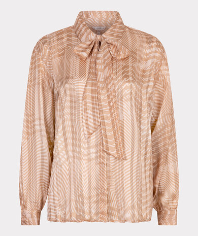 Esqualo Blouse bow Peaceful