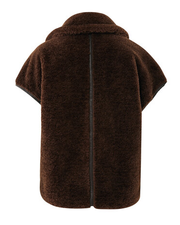 Mexx Teddy waistcoat - Dark Brown