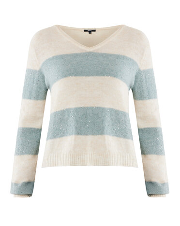 Mexx Fancy V-neck jumper I Cream