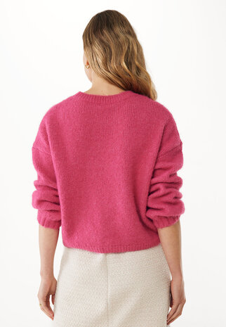 Mexx Aspen boxy sweater I Fuchsia Pink