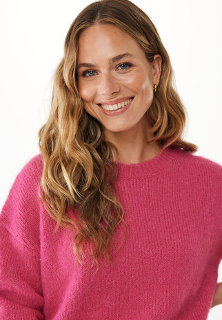 Mexx Aspen boxy sweater I Fuchsia Pink