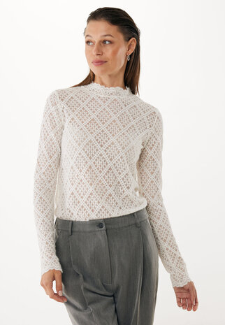 Mexx Ajour long sleeve top I Cream
