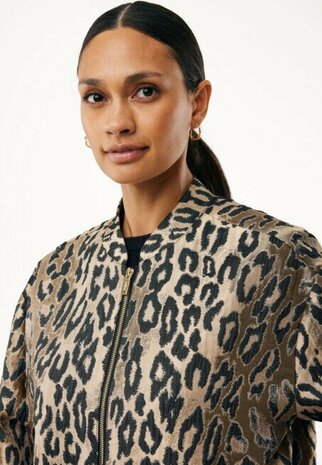 Mexx Leopard jacquard bomber - Multicolor