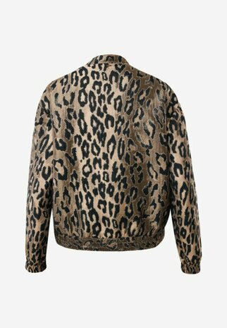 Mexx Leopard jacquard bomber - Multicolor