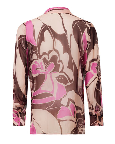 Mexx Blouse roze bruine tinten