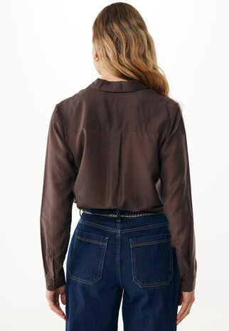 Mexx Satin blouse I Bruin