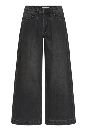 B-Young BYKANOA WIDE JEANS - Black Denim