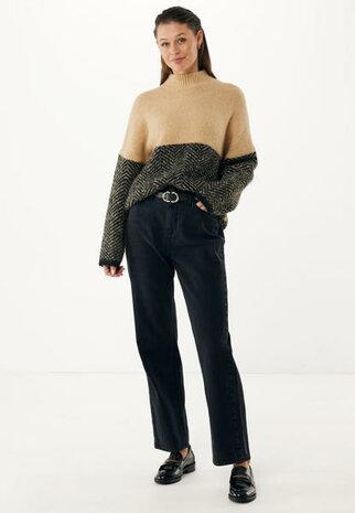 Mexx Fashion Herringbone turtle neck pullover