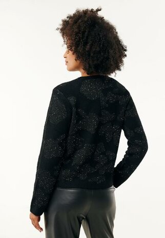 Mexx Fashion Sequins knit crewneck I Black
