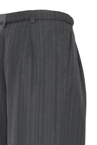 B-Young  BYXDAYO Trousers I DARK GREY PINSTRIPES