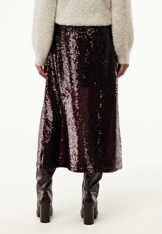 Mexx Sequins skirt I Dark Red