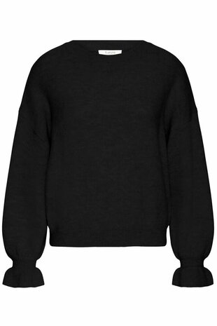 B-Young BYNIMMA FRILL JUMPER I Black