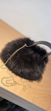 CT Beo Handtasje bruin imitatiebont 