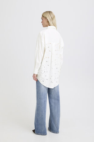 B-Young BYJESSEL LONG SHIRT I Marshmallow