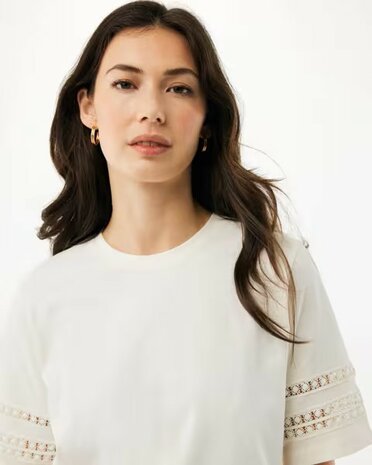 Mexx Embroidery detail top I Off white
