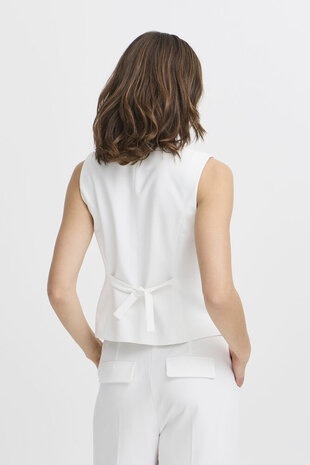 B-Young BYDECERI WAISTCOAT 2 I Marshmallow - White