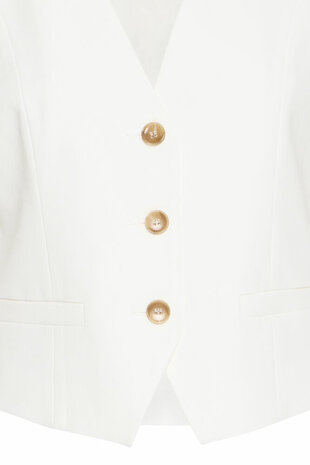 B-Young BYDECERI WAISTCOAT 2 I Marshmallow - White