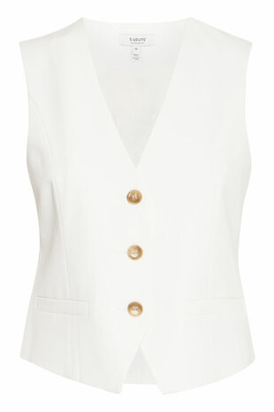 B-Young BYDECERI WAISTCOAT 2 I Marshmallow - White