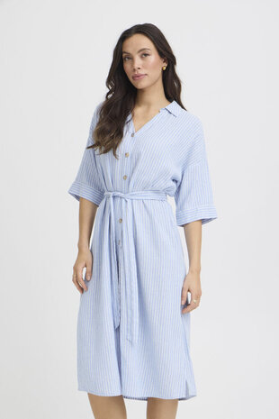 B-Young BYFALAKKA SHIRT DRESS 2 I BLUE STRIPE