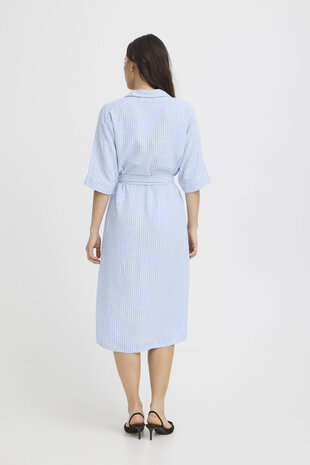 B-Young BYFALAKKA SHIRT DRESS 2 I BLUE STRIPE