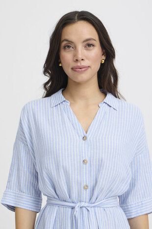 B-Young BYFALAKKA SHIRT DRESS 2 I BLUE STRIPE