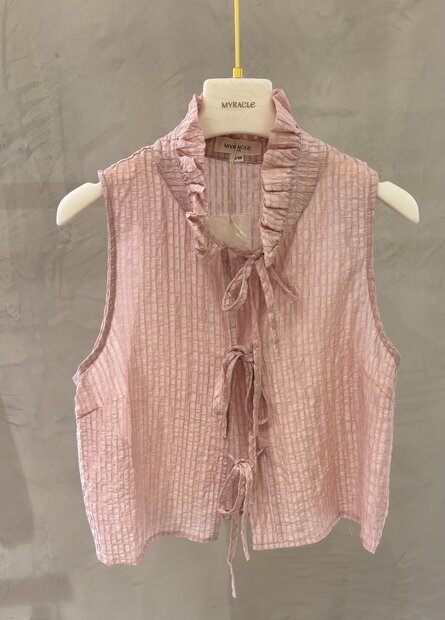 Topje / Blouse I poederig roos