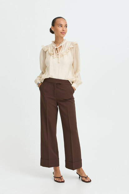 B-Young Bydenoa Cuff Pants | Java - Brown