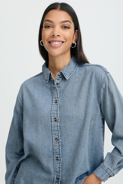 B-Young Bylevena Shirt | Light Blue Denim