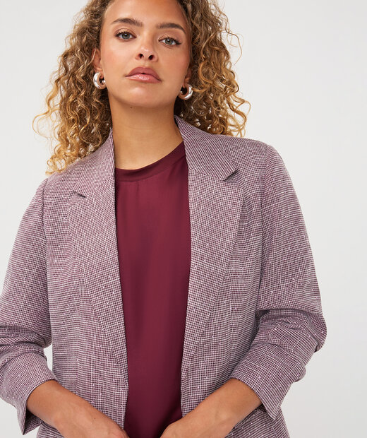 EsQualo Blazer Fancy Strass | Pied-de-poule