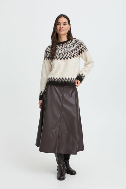 B-Young Fair Island Knit | Birch Java